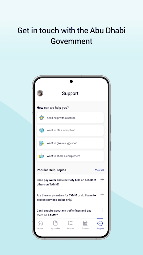 TAMM - Abu Dhabi Government - عکس برنامه موبایلی اندروید