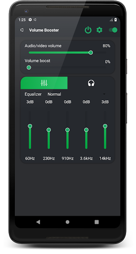 Volume Booster Full Pro for Audio and Video - Image screenshot of android app