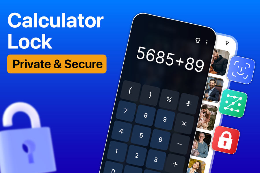 Calculator Lock: Secret Vault - عکس برنامه موبایلی اندروید