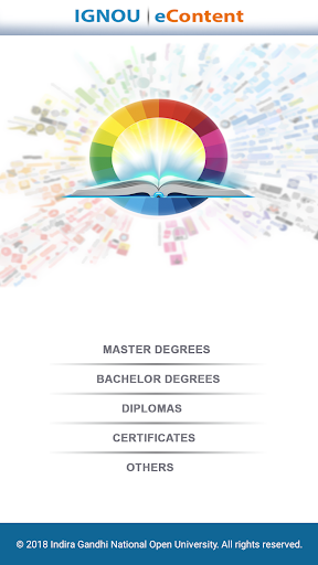 IGNOU e-Content - Image screenshot of android app
