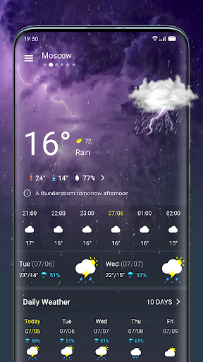 Live Weather & Radar, Alerts - Image screenshot of android app