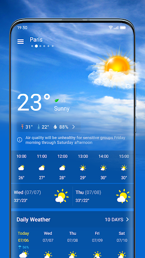 Live Weather & Radar, Alerts - Image screenshot of android app