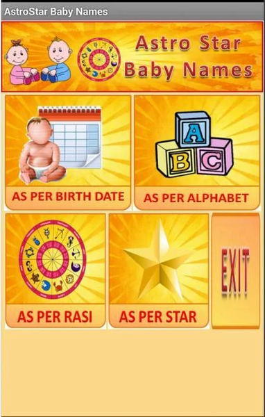 Baby Names & Birth Star - Image screenshot of android app