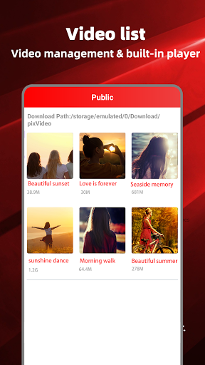 X Video Downloader - عکس برنامه موبایلی اندروید