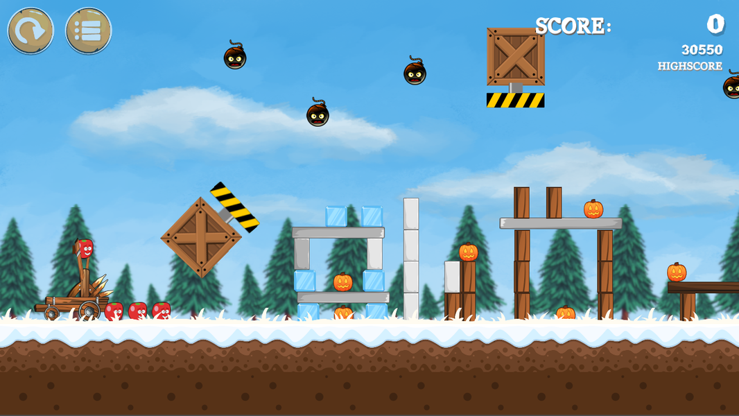 Pumpkins knock down - عکس بازی موبایلی اندروید