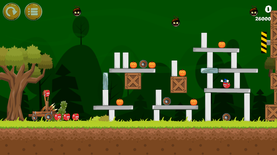 Pumpkins knock down - عکس بازی موبایلی اندروید