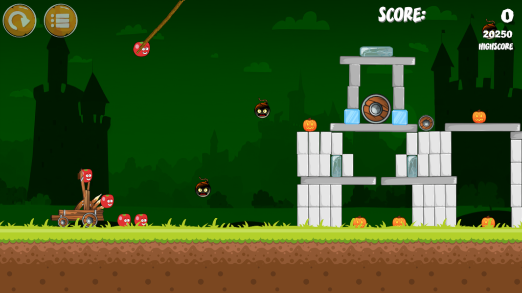 Pumpkins knock down - عکس بازی موبایلی اندروید