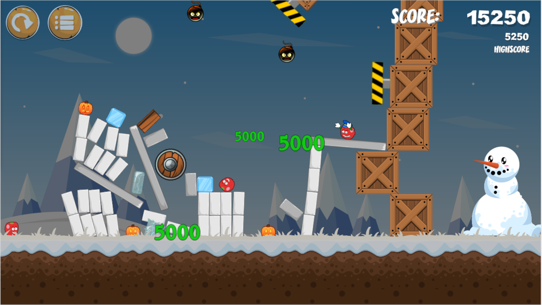 Pumpkins knock down - عکس بازی موبایلی اندروید