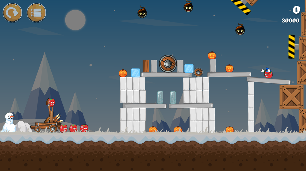 Pumpkins knock down - عکس بازی موبایلی اندروید