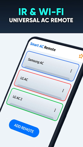 AC Remote Control Universal - عکس برنامه موبایلی اندروید