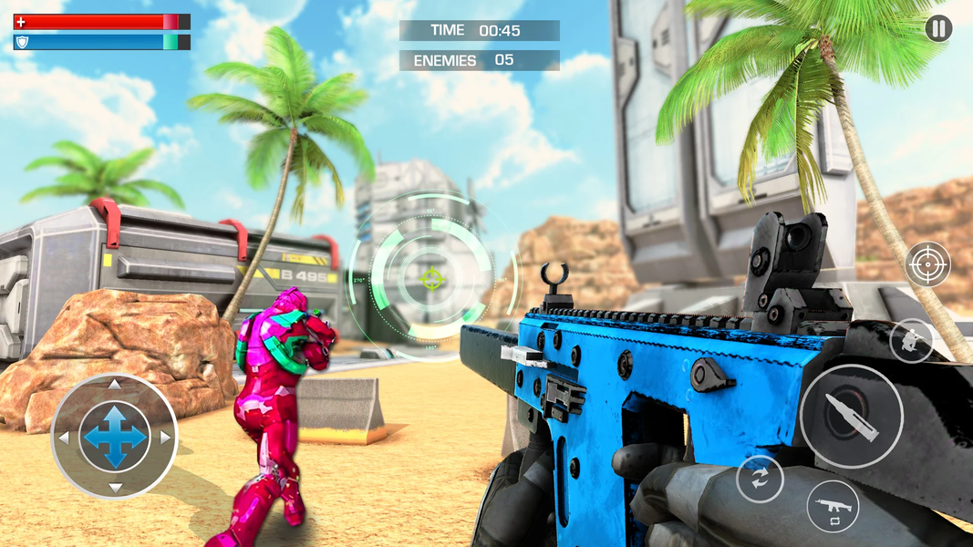 FPS Robot Shooting: War Games - عکس بازی موبایلی اندروید