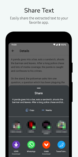 OCR - Image to Text - Extract - عکس برنامه موبایلی اندروید