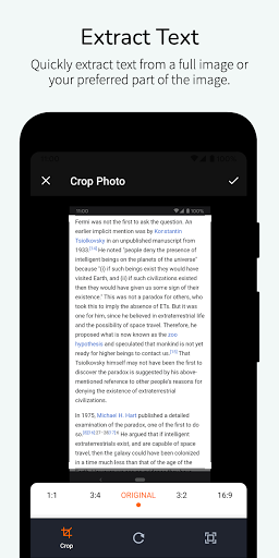 OCR - Image to Text - Extract - Image screenshot of android app