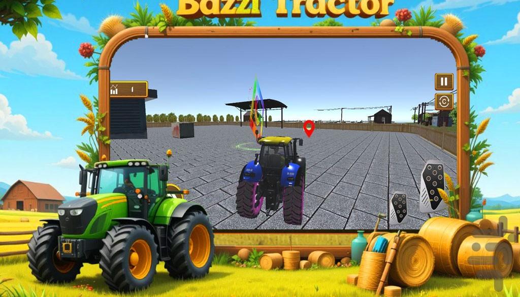 بازی تراکتور - Gameplay image of android game