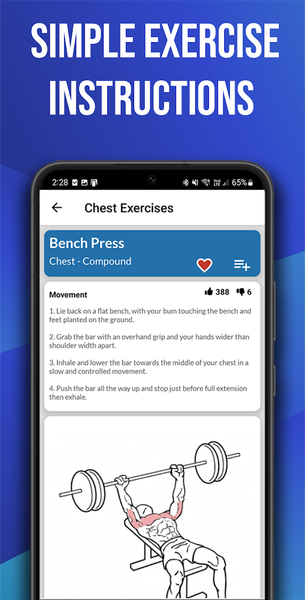 Gym Exercises & Workouts - عکس برنامه موبایلی اندروید