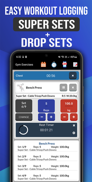 Gym Exercises & Workouts - عکس برنامه موبایلی اندروید
