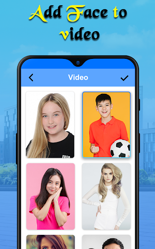 Add Face To Video Face Changer - Reface, Face Swap - عکس برنامه موبایلی اندروید