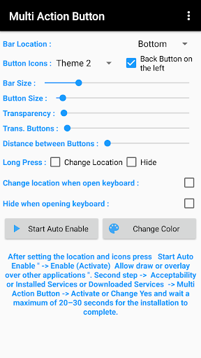 Multi Action Button - عکس برنامه موبایلی اندروید