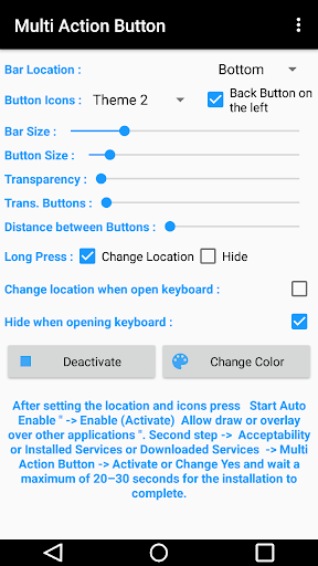 Multi Action Button - عکس برنامه موبایلی اندروید