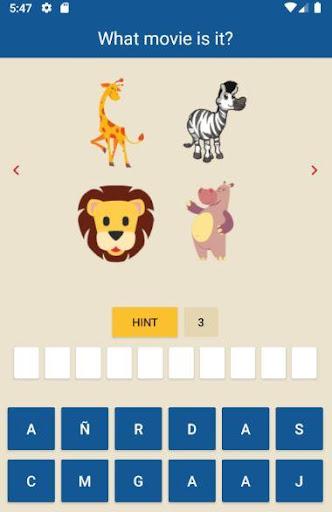 Guess the Movie with Emojis - عکس برنامه موبایلی اندروید