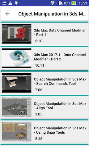 3ds Max Tutorials - Image screenshot of android app