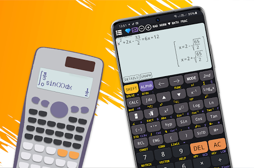 Scientific calculator plus 991 - Image screenshot of android app