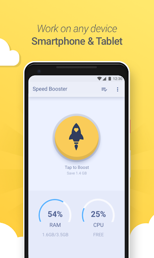 Speed BOOSTER - Memory Cleaner & CPU Task Manager - عکس برنامه موبایلی اندروید