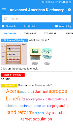 Longman Advanced American Dictionary - Image screenshot of android app