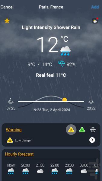 هواشناسی دقیق🌞 Advanced Weather - Image screenshot of android app
