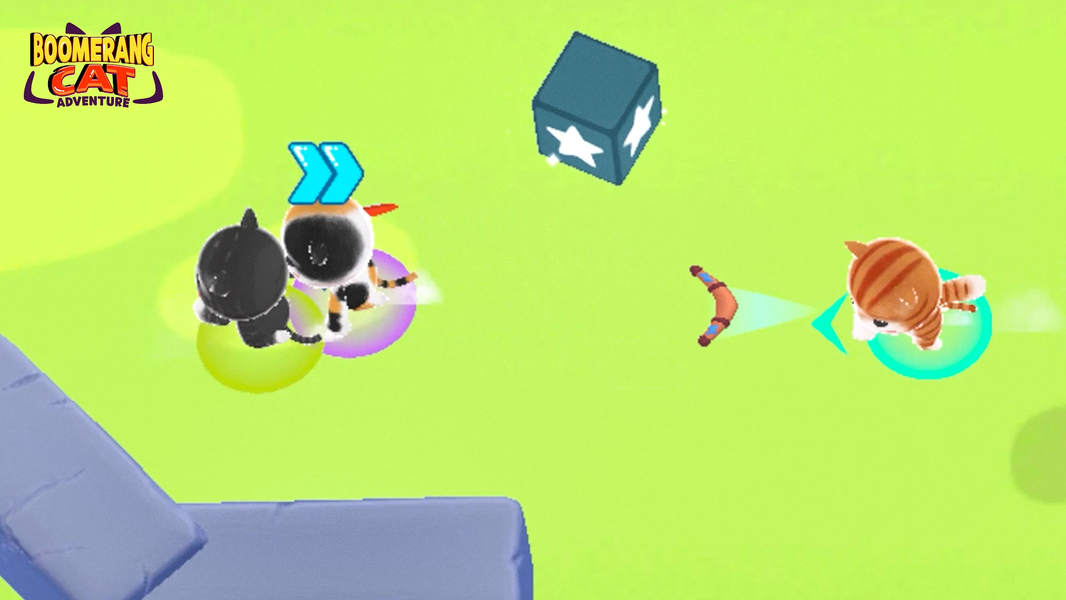 Boomerang Cat Adventure - Gameplay image of android game