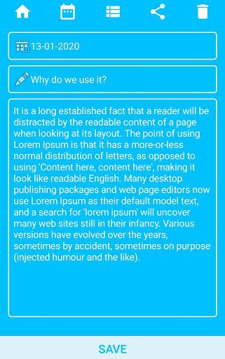Private Notepad - عکس برنامه موبایلی اندروید