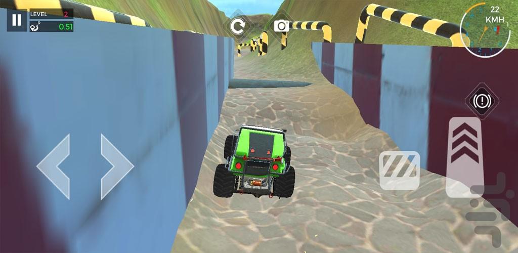 بازی رانندگی با جیپ افرود - عکس بازی موبایلی اندروید