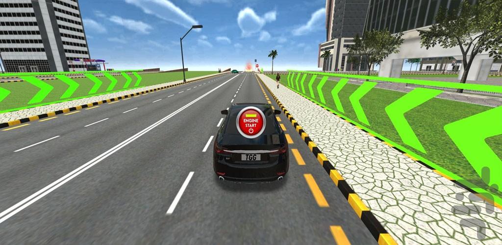 ماشین بازی - آموزش رانندگی - Gameplay image of android game