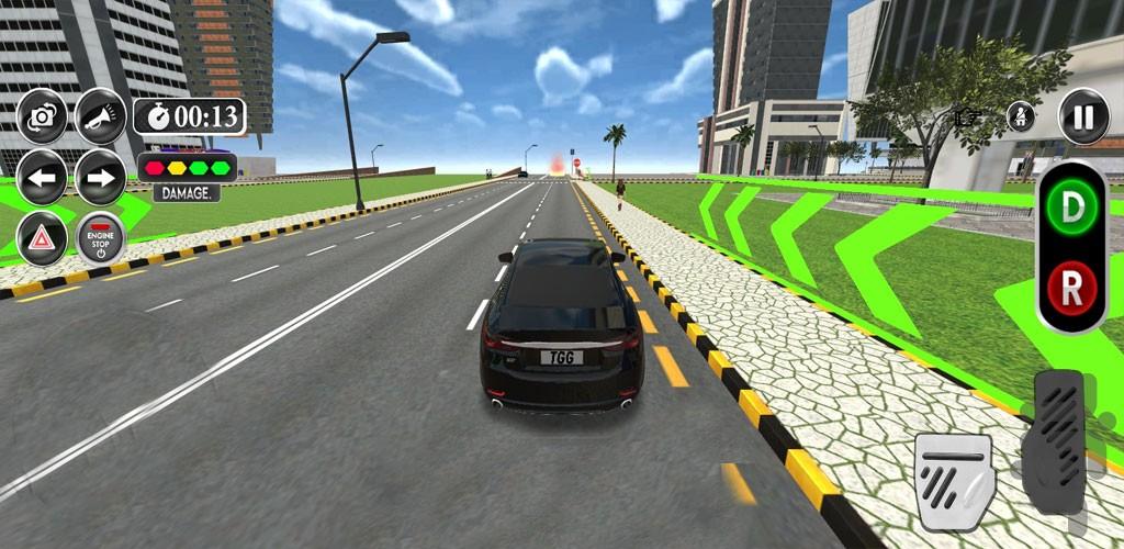 ماشین بازی - آموزش رانندگی - Gameplay image of android game