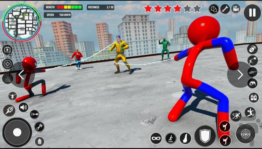 بازی مرد عنکبوتی - Gameplay image of android game