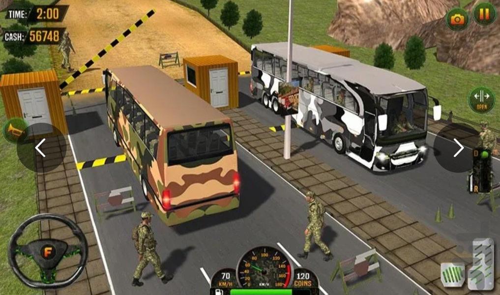 بازی اتوبوس ارتشی - عکس بازی موبایلی اندروید