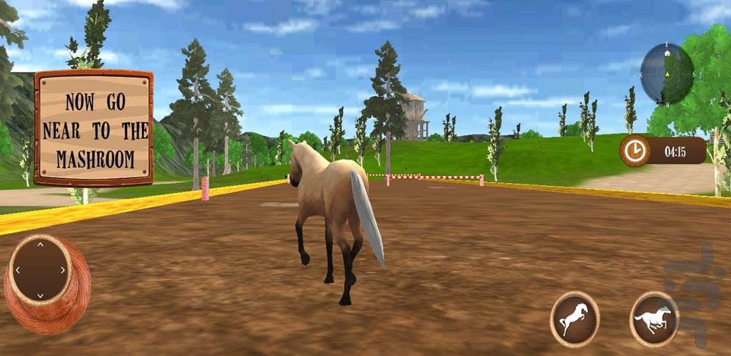 بازی مسابقات اسب سواری - عکس بازی موبایلی اندروید