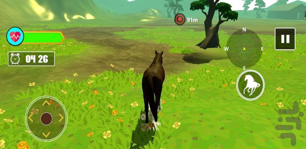 بازی  شبیه سازی اسب وحشی - عکس بازی موبایلی اندروید