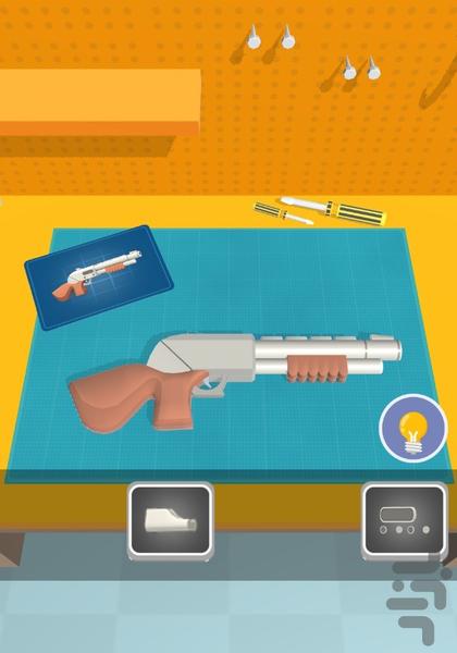 بازی ساخت اسلحه - Gameplay image of android game