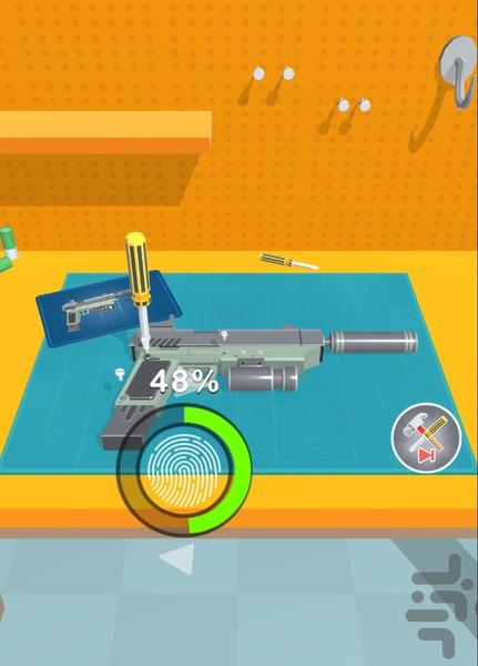 بازی ساخت اسلحه - Gameplay image of android game