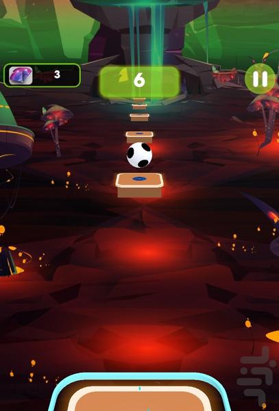 توپ بازی موزیکال - Gameplay image of android game