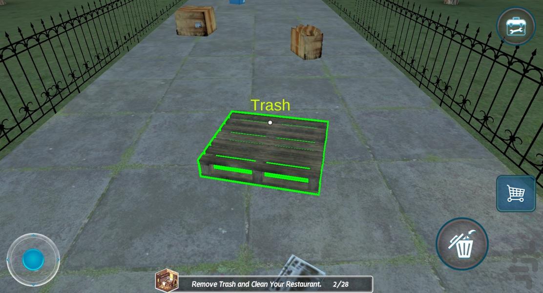 بازی کافه رستوران - Gameplay image of android game