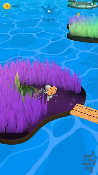 بازی چمن زنی - Gameplay image of android game