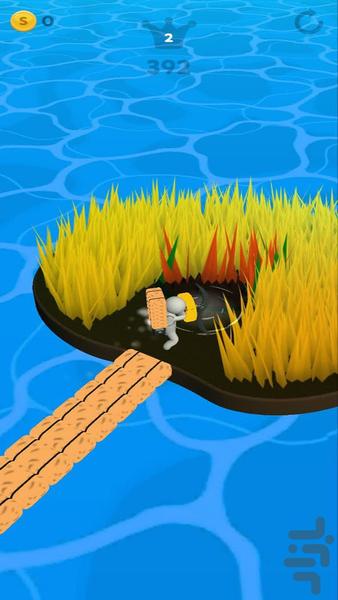 بازی چمن زنی - Gameplay image of android game