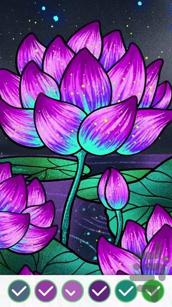 نقاشی و رنگ امیزی بزرگسالان - عکس بازی موبایلی اندروید