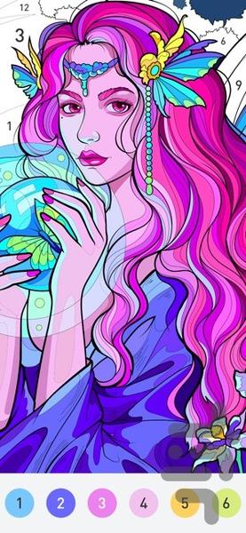 نقاشی و رنگ امیزی بزرگسالان - عکس بازی موبایلی اندروید