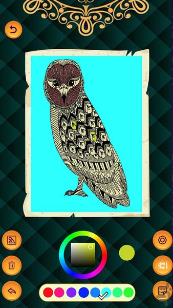 نقاشی و رنگ امیزی بزرگسالان - عکس بازی موبایلی اندروید