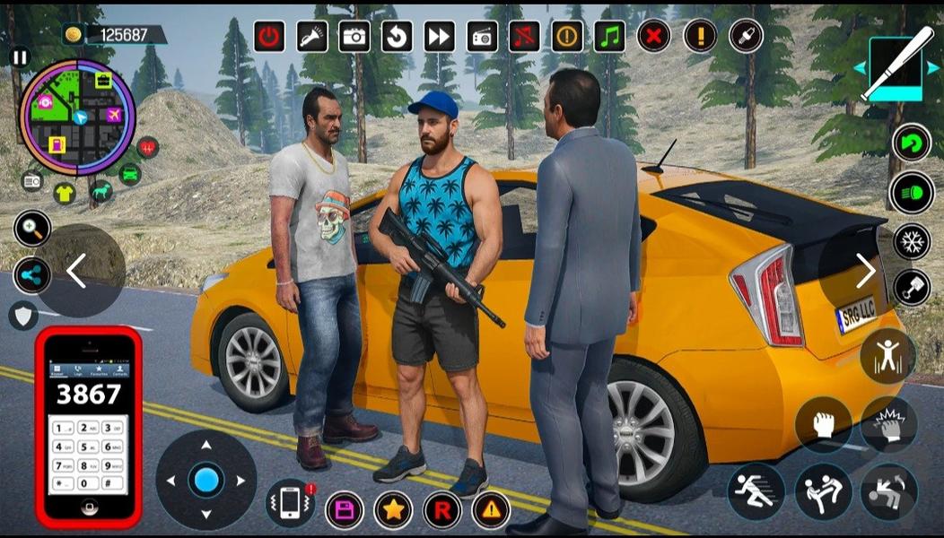 بازی گنگستر میامی - Gameplay image of android game
