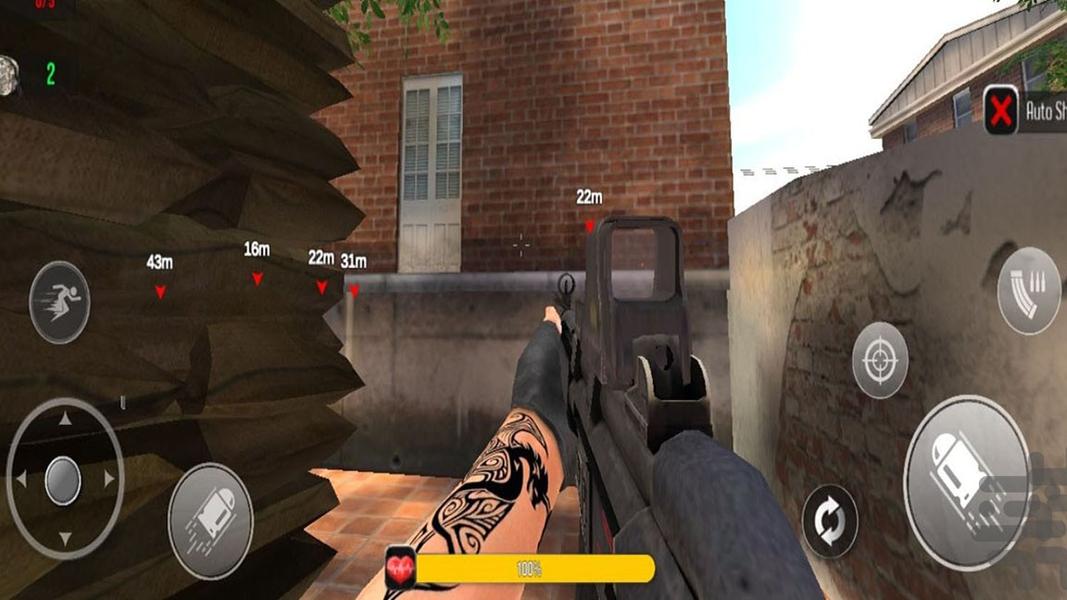 بازی تفنگی نیروی زمینی - Gameplay image of android game