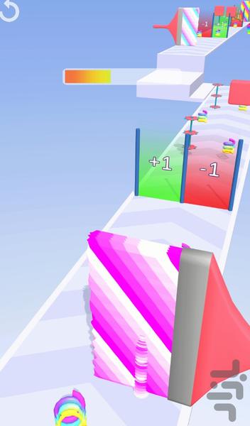 بازی حلقه های رنگی - Gameplay image of android game